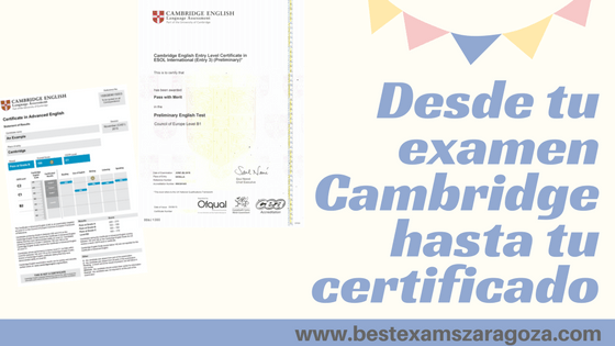 Cómo y cuándo consultar la nota de tu examen Cambridge