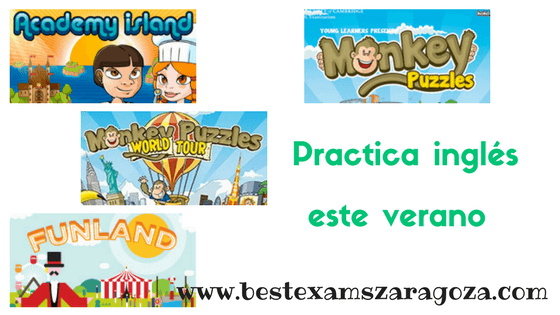 Juegos para practicar inglés en verano