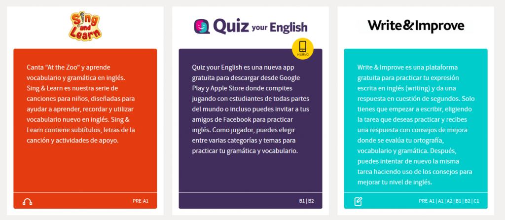 Recursos gratis examen cambridge