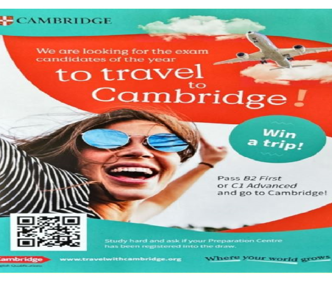 To travel to Cambridge
